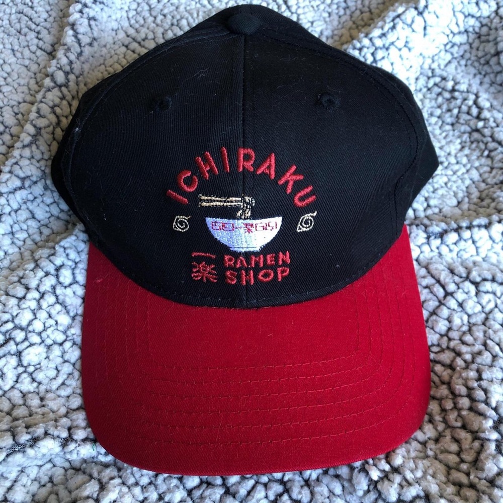 Ichiraku Ramen Shop Naruto Shippuden black and red hat